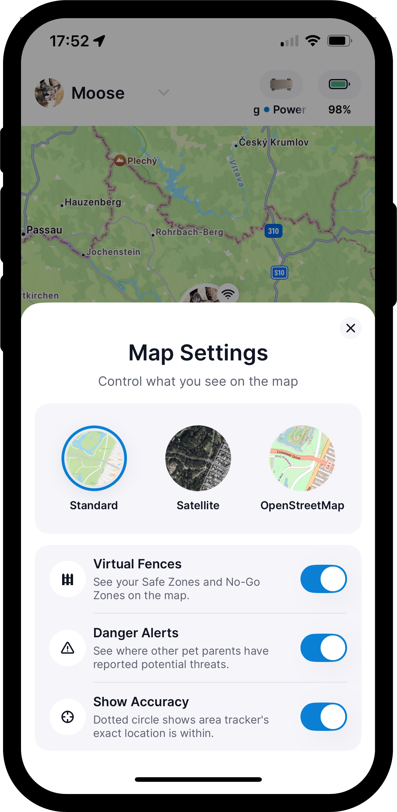 Tractive Map How To Guide Tractive Help Center