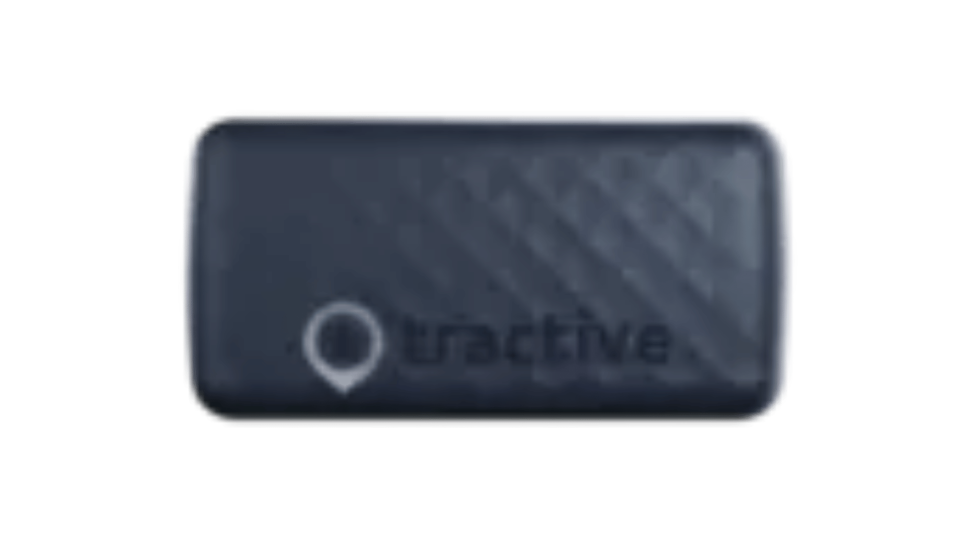 Tractive CAT Mini smart health tracker in midnight blue with diamond texture and rounded edges